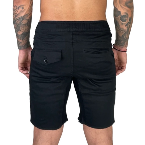 ANAX Distressed shorts Black Size Medium NWT - Picture 2 of 7